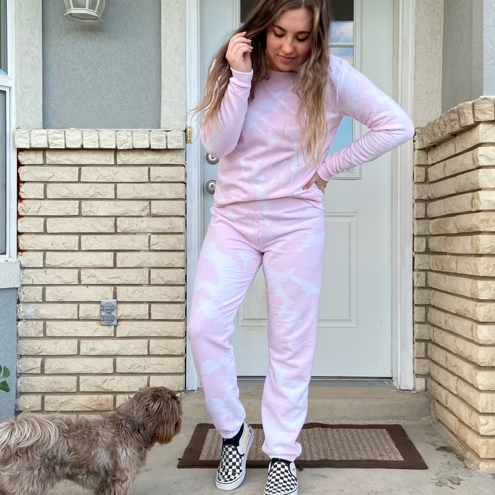 Custom tie dye sweats set